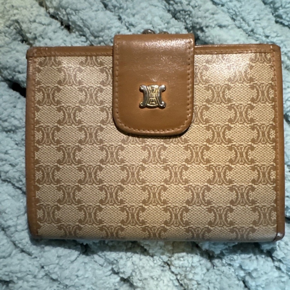 Celine Tan and Brown Wallet